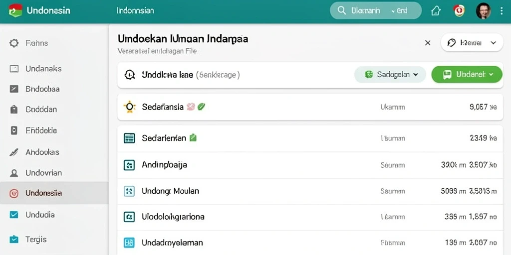 Tampilan antarmuka yang mudah dinavigasi.