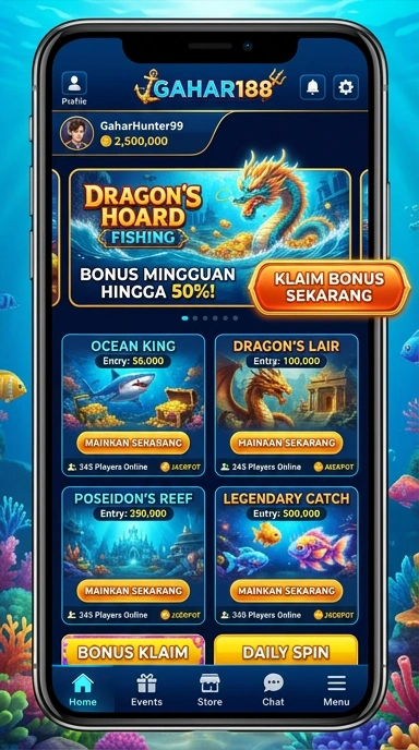 Pratinjau antarmuka gahar188 — aplikasi APK resmi Android v2.4.7