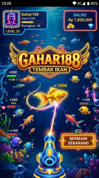 Galeri pratinjau visual gahar188 build APK resmi terbaru
